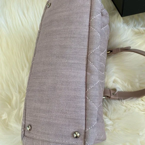 Authentic rare denim light pink Chanel bag - Picture 8 of 13